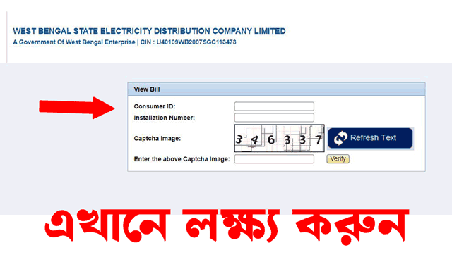 WBSEDCL bill view download, Electric bill check online, WBSEDCL bill view PDF download, WBSEDCL bill history,